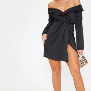 Bardot midi dress